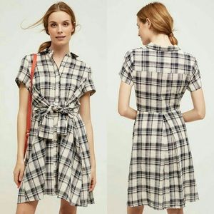 NWT Tylho Tie Waist Shirdress, XS